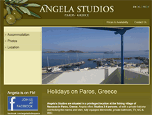 Tablet Screenshot of angelastudios.com